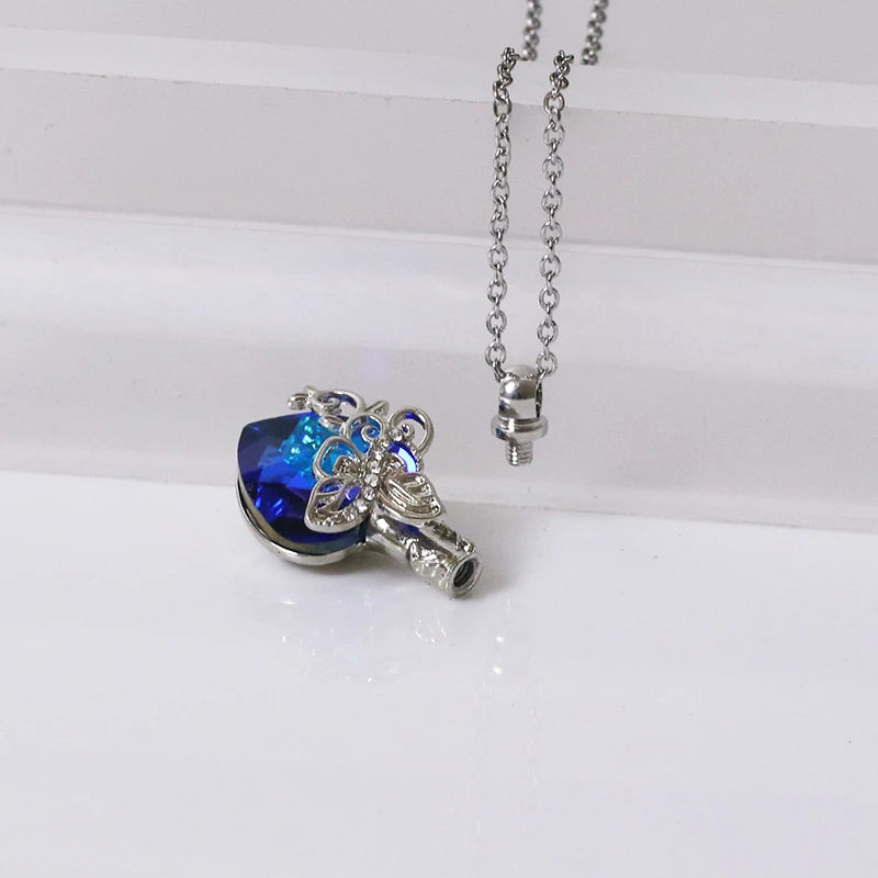 Butterfly Tree of Life Urn Necklace