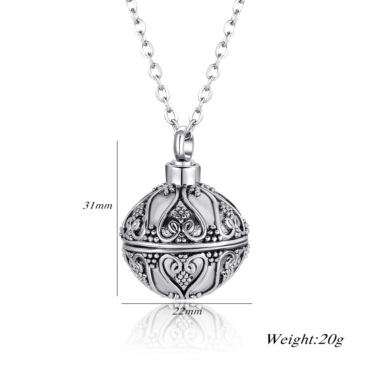 Antique Style Memorial Cremation pendant