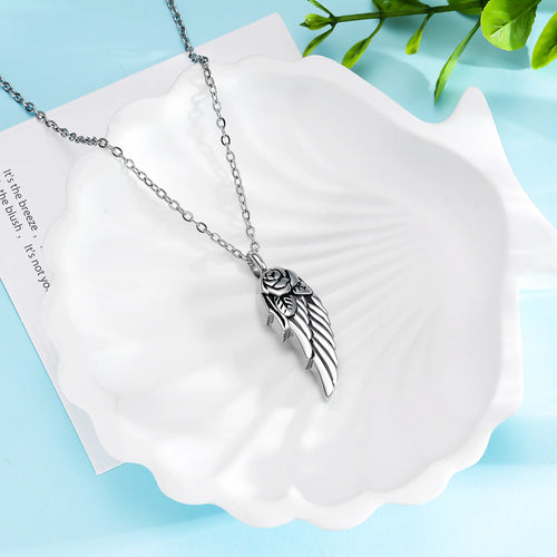 Angel Wing Cremation Keepsake pendant