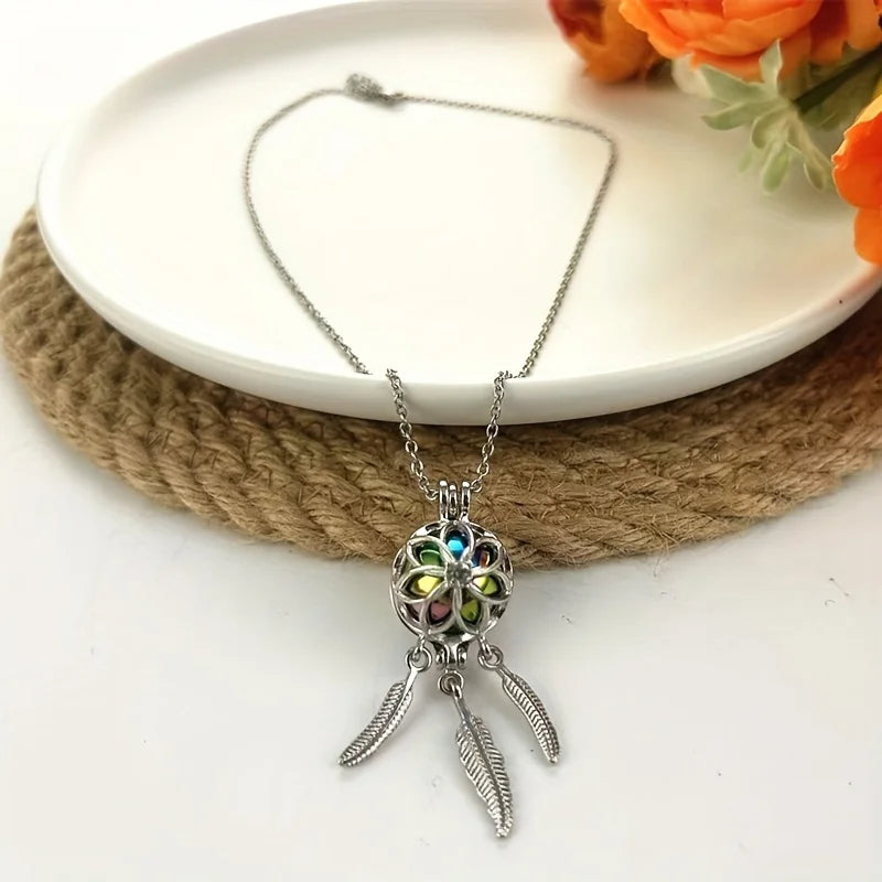 dream catcher cremation pendant