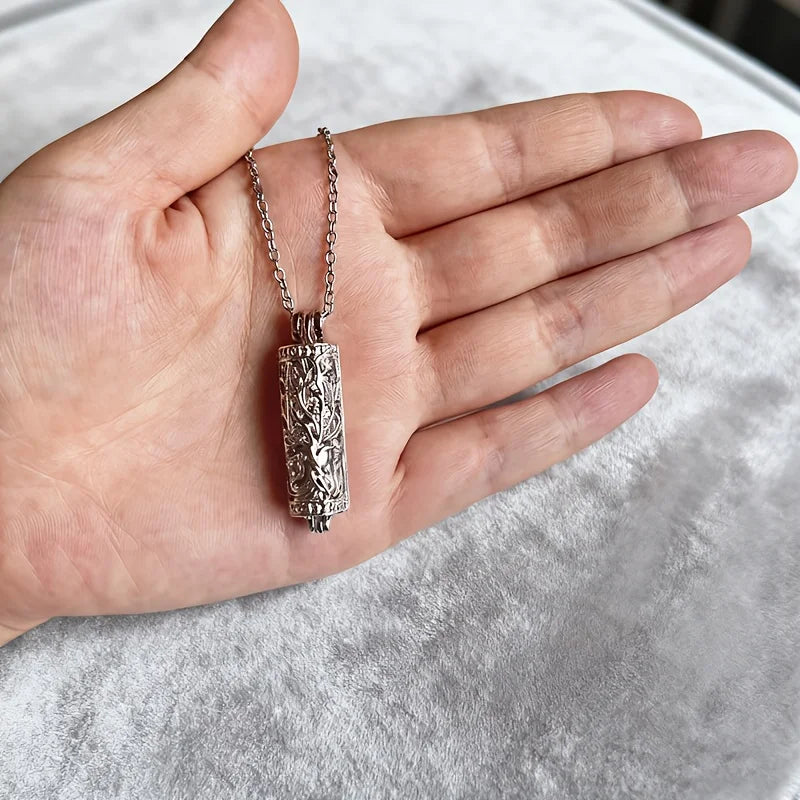 Vial Style tree of life Pendant for ashes or keepsakes