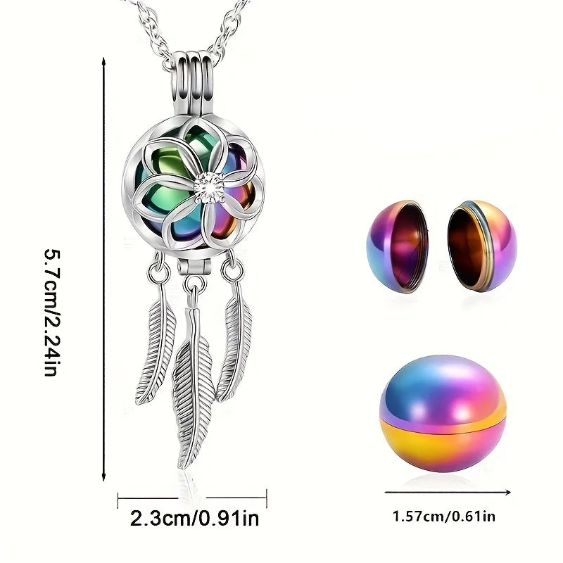 dream catcher cremation pendant