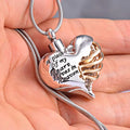 A Piece of My Heart Lives in Heaven Memorial Urn pendant