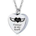 Custom Urn Necklace for Ashes Heart