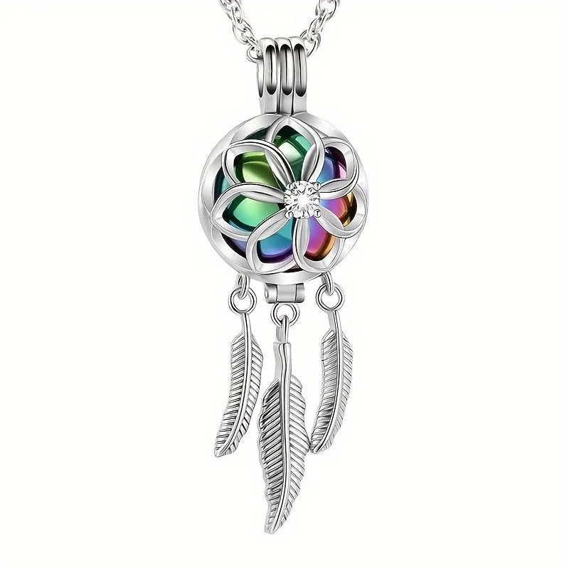 dream catcher cremation pendant