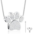 Paw print cremation pendant for your beloved pet