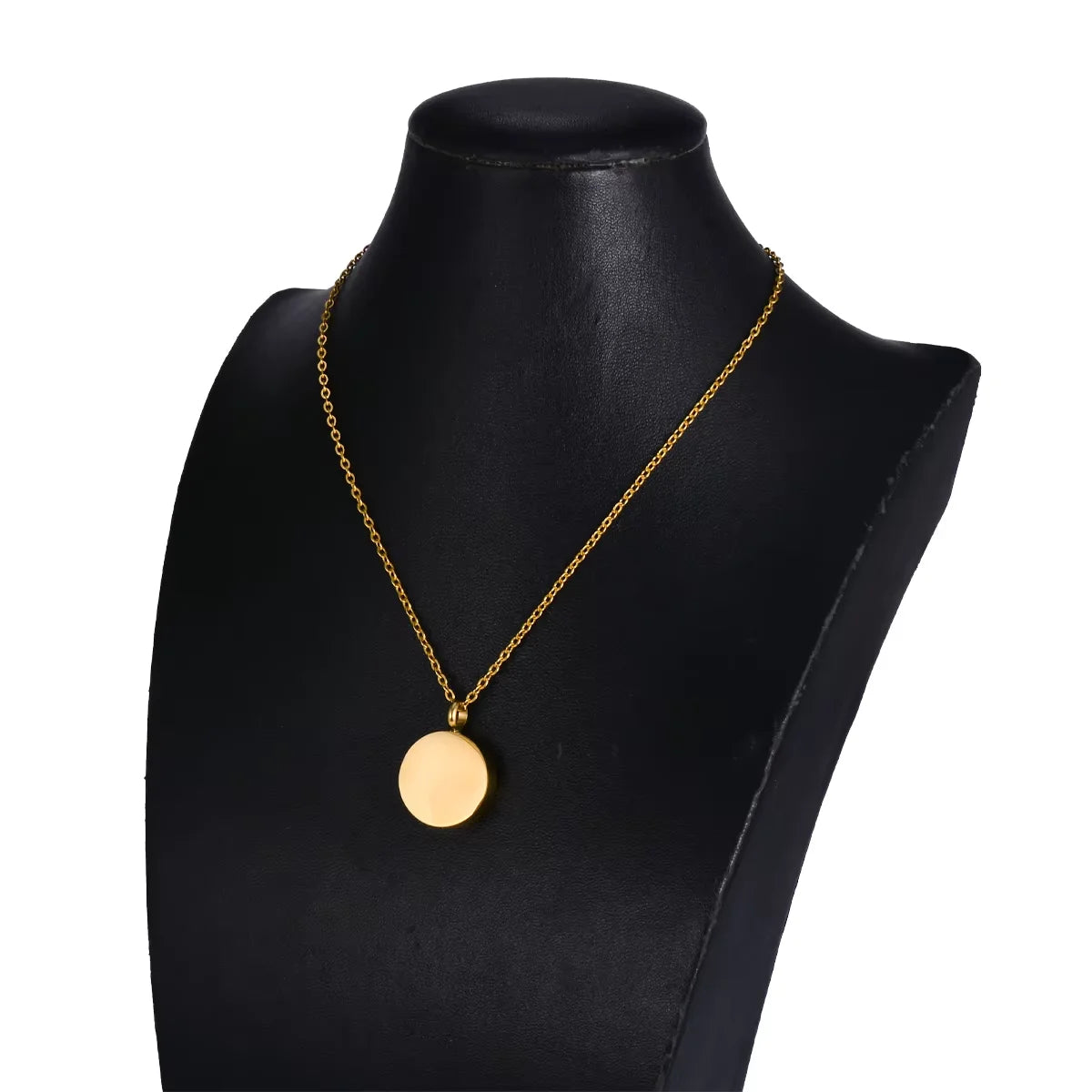 Custom Stainless Steel Round Urn Necklace